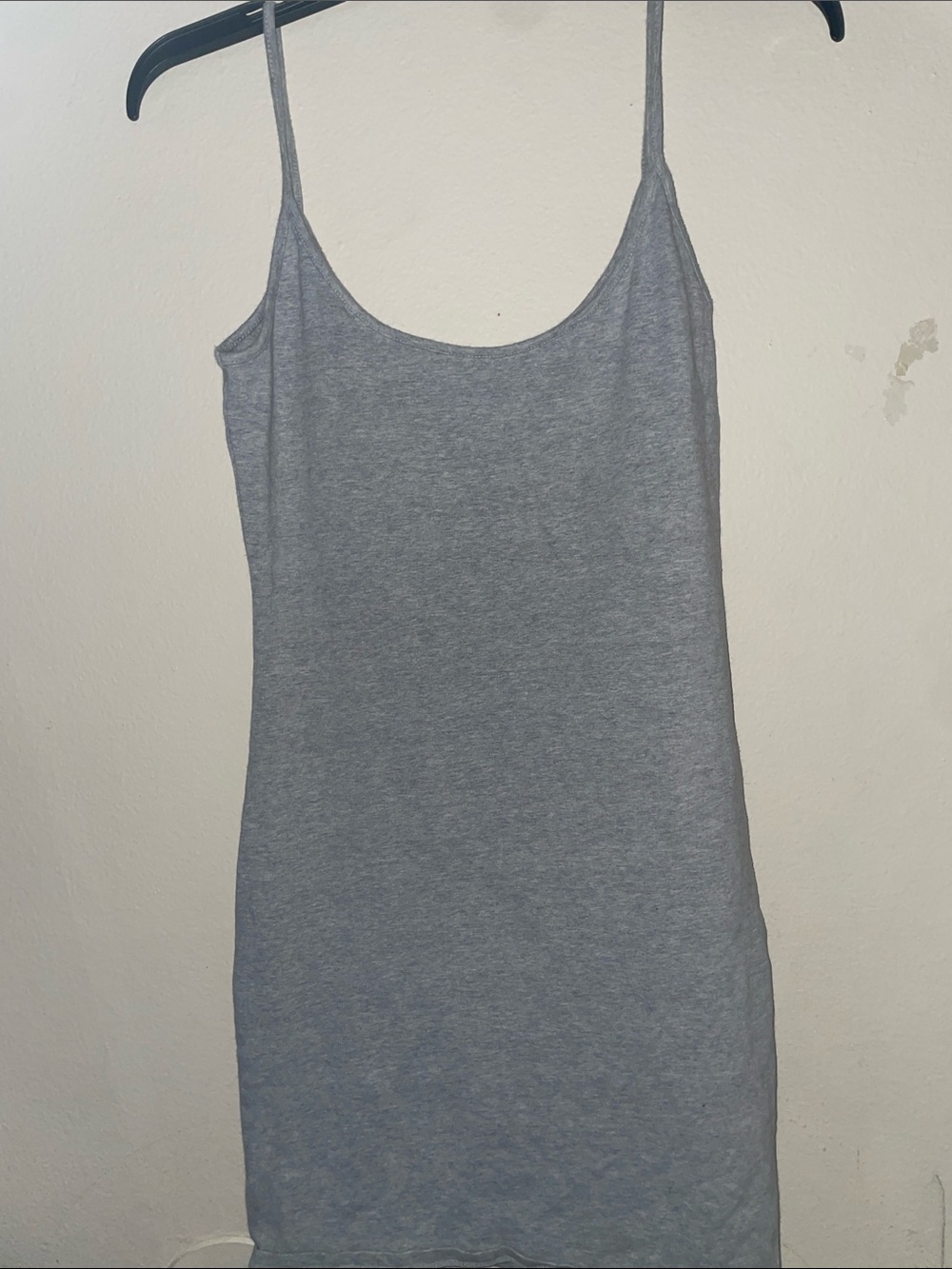 Forever 21 Grey Spaghetti Strap Bodycon Dress Size M